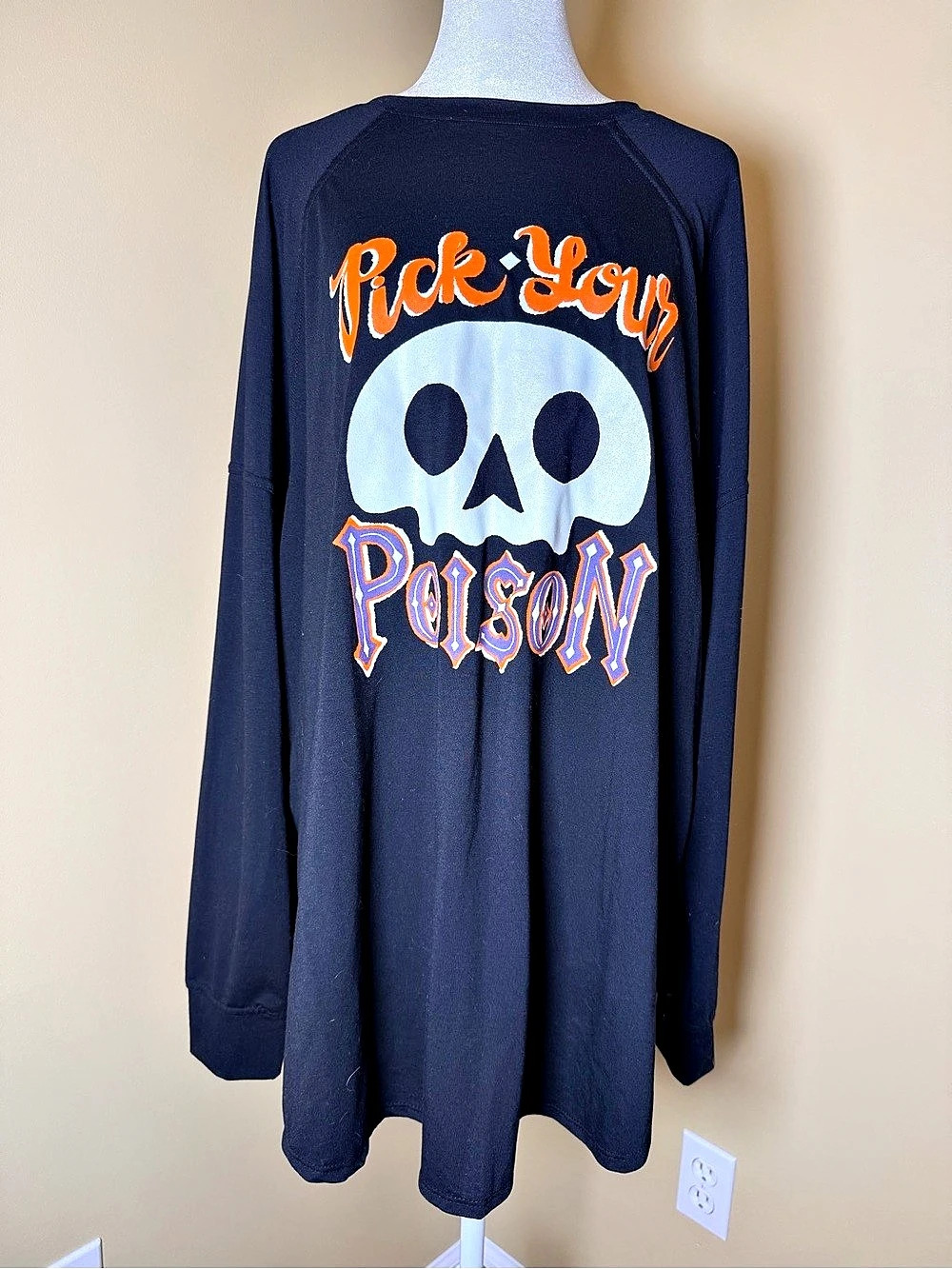 Pick Your Poison Halloween Graphic Long Sleeve